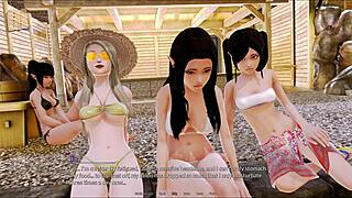 Exploring the Harem Hotel in Game Episode 389