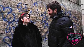 Crystal, the naughty brunette from Bordeaux, shows off her wild side