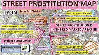 Lyon France Teen Blowjob in Brothel Street Action