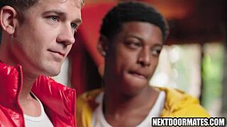 I feel hot guys in jockstraps rimming and fucking interracial