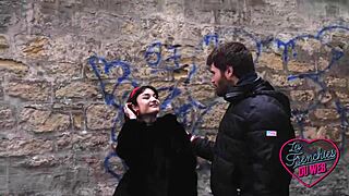 Crystal, the naughty brunette from Bordeaux, shows off her wild side