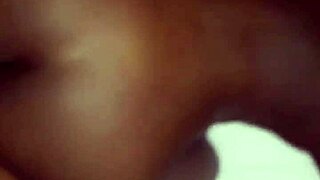 Amateur black female getting bent over in doggystyle action