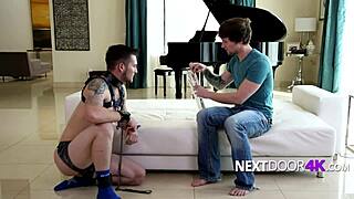 Hardcore hotties reveal their leather gear for bareback fun.