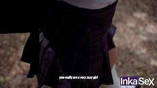 shy 18-year-old college girl skips classes and gets caught by stranger with huge dick