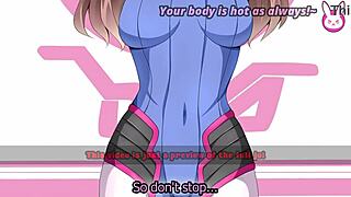 D.Va Edging Game! Light Femdom Submissive Endings!