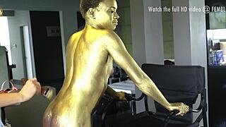 Ever seen artsy lesbians like Alexis Fawx and Ana Foxxx paint and scissor?