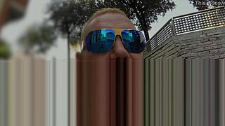 Negotiates Semi-Public Blowjob Then Pounds