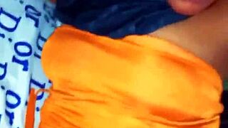 oloshoboyfriend - hijab milf gave me a different feeling as she handles my black cock, it was oiled and first time