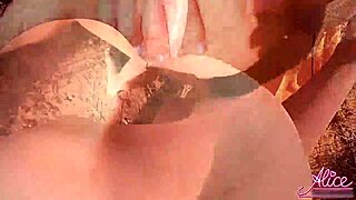 Young girl sucks and fucks a big cock outside