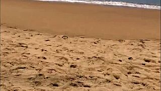 Wife Pees Long On Beach