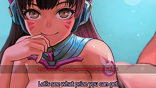 D.Va Edging Game! Light Femdom Submissive Endings!