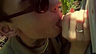 helping my twink buddy in the cornfield got real steamy! 😜