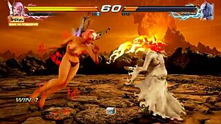 Alisa from Tekken 7 shows naked boobs?