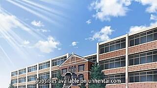 lesbian teacher dives into her first hardcore hentai adventure