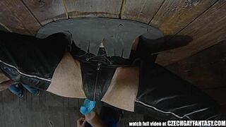 czech gay fantasy unfolds with wild fisting at night club party