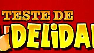 Gorgeous Brunette Sits on Big Cock