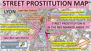Lyon France Teen Blowjob in Brothel Street Action