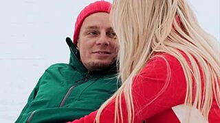 milfy ski instructor brandi tricks young stud with new moves