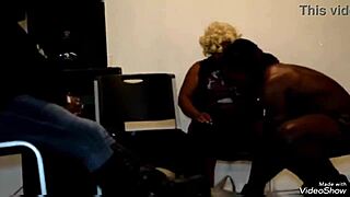 male strippers prove they're not gay with ebony bbw milf