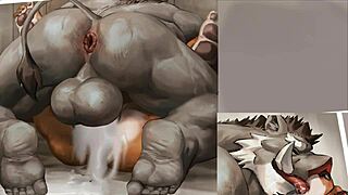 Raw Furry Gay Action Explodes with Wild Energy!