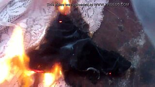 Russian girl's burning panties spark an intense antiporno storyline.