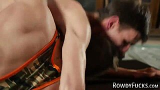 gay dudes wrestle and suck big cocks before hardcore ass fucking cumshot