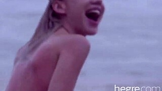 Four Stunning Beauties Bare All on a Nude Beach