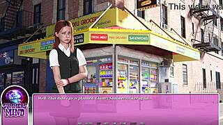 In the summer city, a hot smoking emo teen with tattoos meets in a cartoon hentai game.