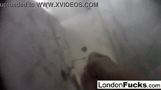 Wow, London Keyes Gets Soaked Playing with Her Big Tits and Ass