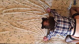 Anastasia Mistress Pegging Sissy Guys in Ass with Strap-On, Total Russian Domina Control