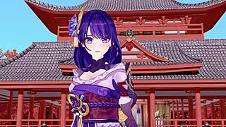 Genshin Impact - Sex with Raiden Shogun Using Real Voice in 3D Hentai 4K 60FPS Uncensored