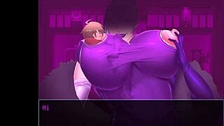 Mistress’s lactating boobs sucked dry in wild hentai game action.