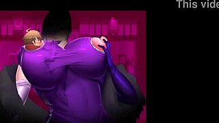 Mistress’s lactating boobs sucked dry in wild hentai game action.