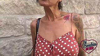 Charlotte, the naughty 40-year-old European barmaid, enjoys anal assfucking with tattoos.