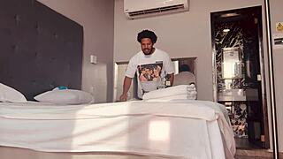 black twink takes monster cock in hotel anal