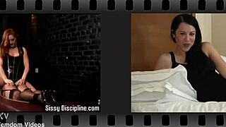 humiliating our crossdressing slave in public bdsm domination