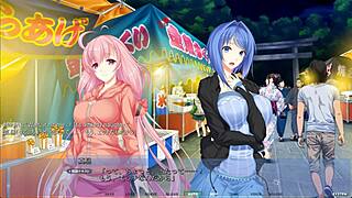 Akumeru Family - Harem Route Part 2 - Dual Step-Sister Titfuck