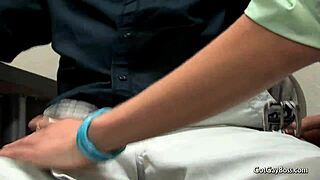 Dylan chambers intensely fucks and sucks gay boys at office