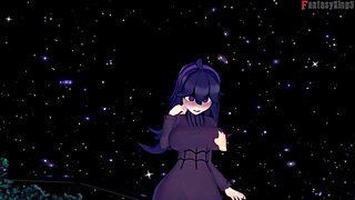 hex maniac trainer class engages in suggestive public sex in pokemon fantasy