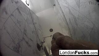 Wow, London Keyes Gets Soaked Playing with Her Big Tits and Ass