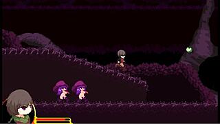 In this super monsters and girls game, creatures relentlessly grope and blowjob the heroines