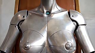 3D hentai featuring advanced sex machine and big tits