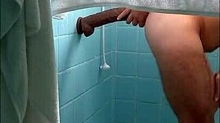 Extreme anal gape with a massive buttplug and squirting finish