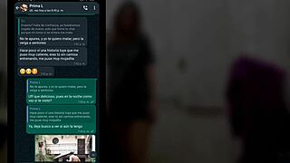 WhatsApp Chat with My Cousin Turns Steamy, Ends with Her in My Room for a Close-Up Redhead Teen Action