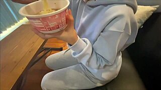 Horny Boyfriend Gets Hard During Home Date With Japanese Girlfriend In Amateur Action