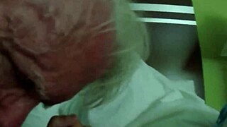 A straight man enjoys oral sex with another man