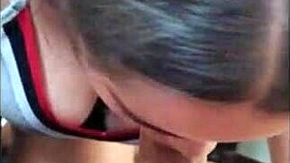 White wolf deepthroats white moon's big cock before riding