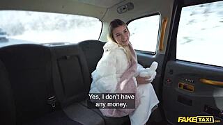 Fake taxi stunning lingerie model loves HARD FAST SEX with driver