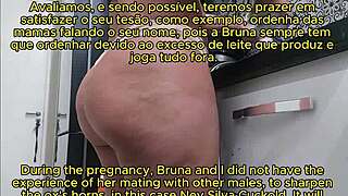 Brazilian Bruna Silva Hotwife Will Get Pregnant - Subtitles