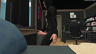 i watch my neighbor pound his bimbo stepmom hard by the pool, her tits bouncing wildly as she moans for more